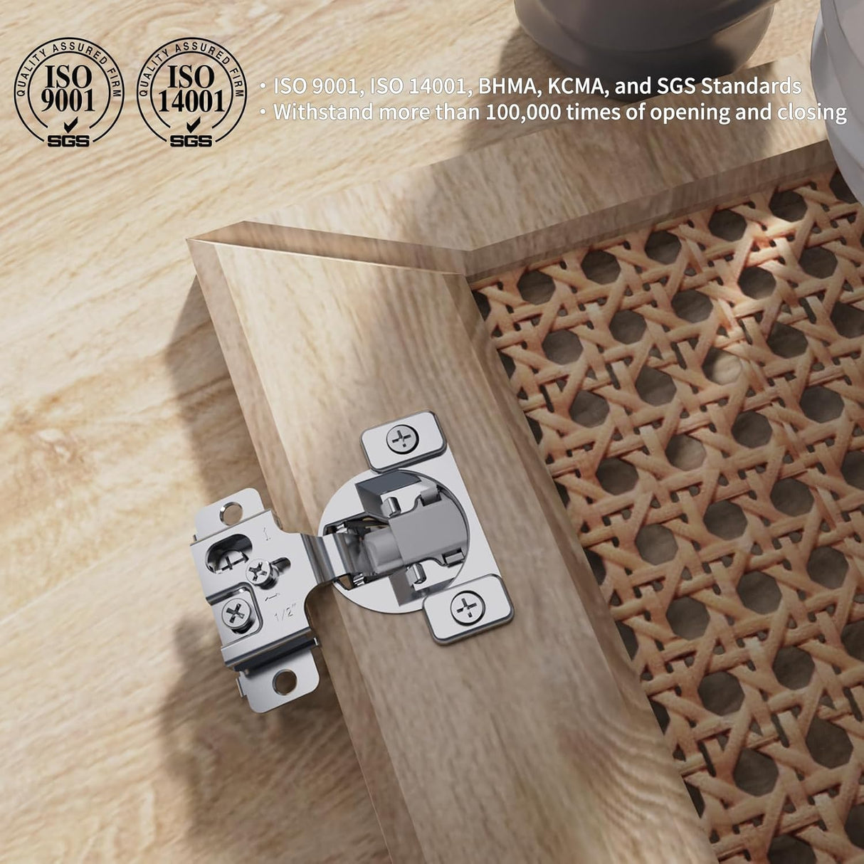 3D 105° Small Angle Slow Close Soft Close Concealed Hinge