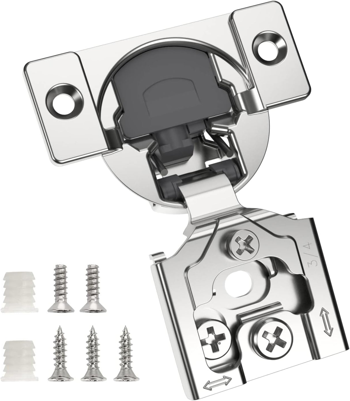 105° Open Angle 3D Soft Close Concealed Hinge for Face Frame Door