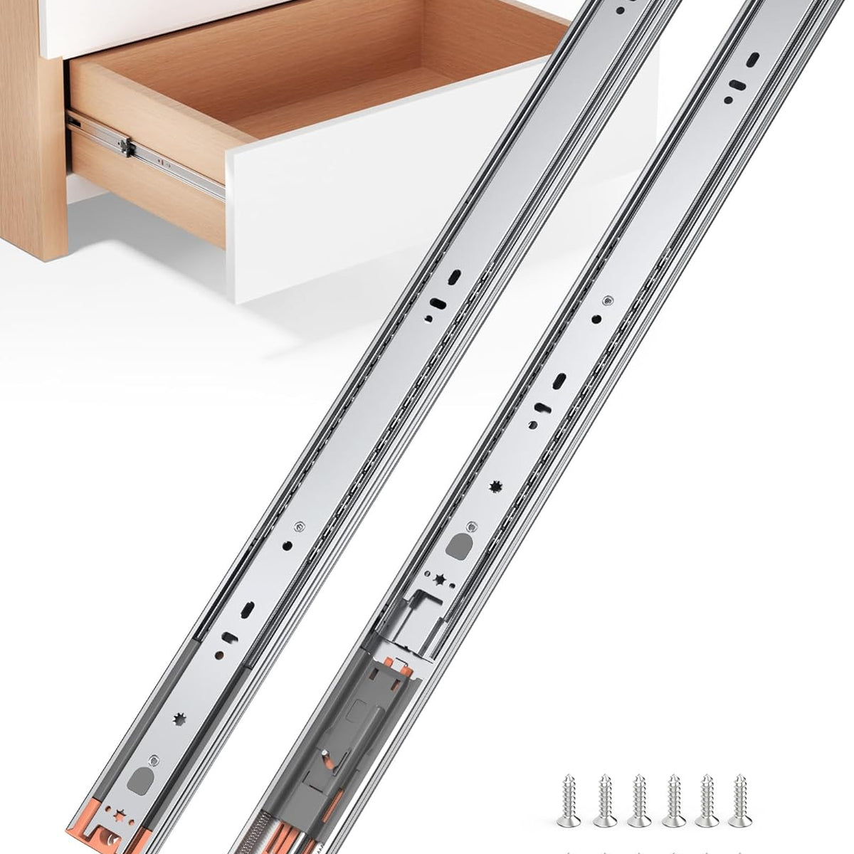 Side Mount Soft Close Drawer Slides – Chibery