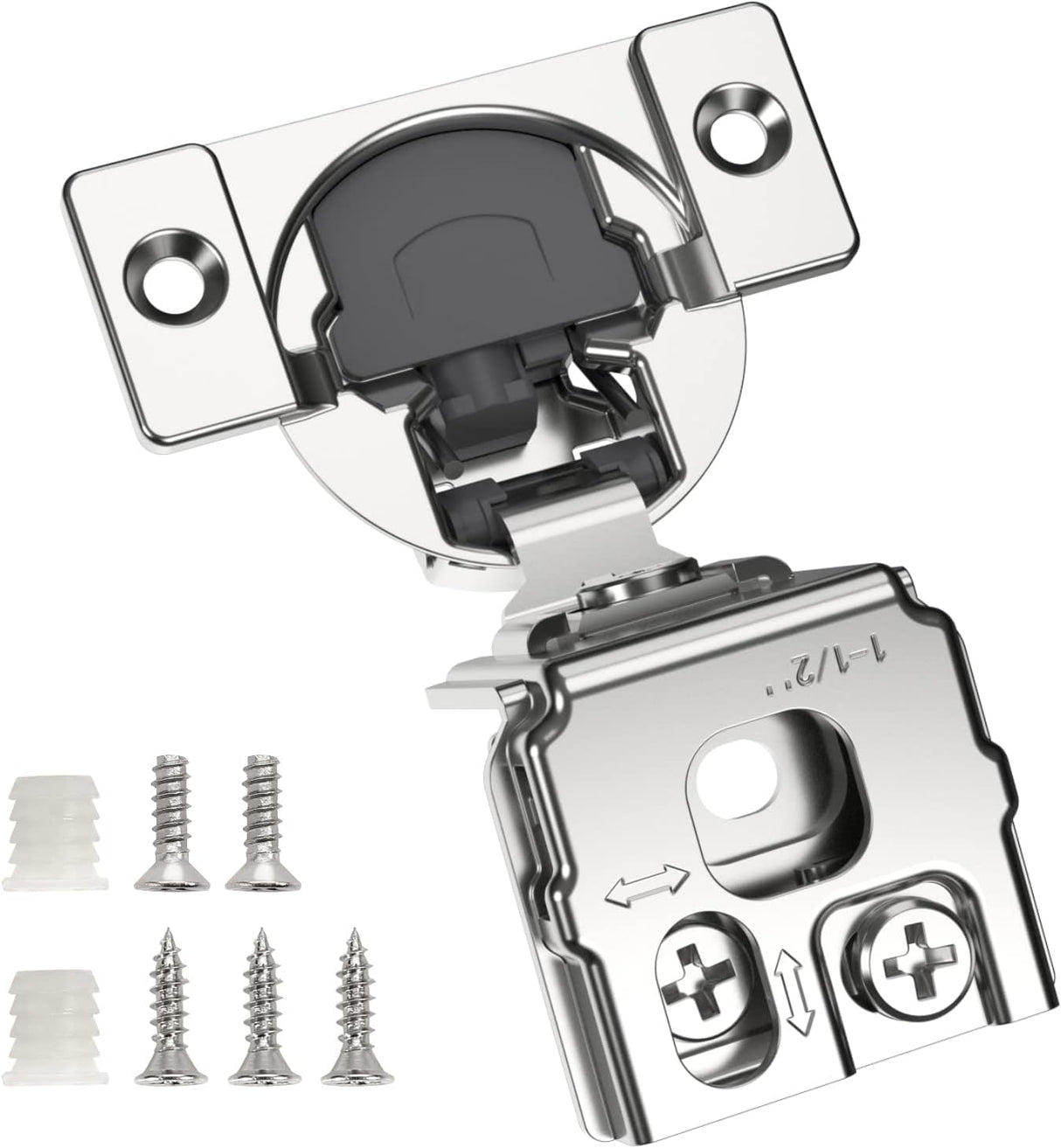 105° Open Angle 3D Soft Close Concealed Hinge for Face Frame Door