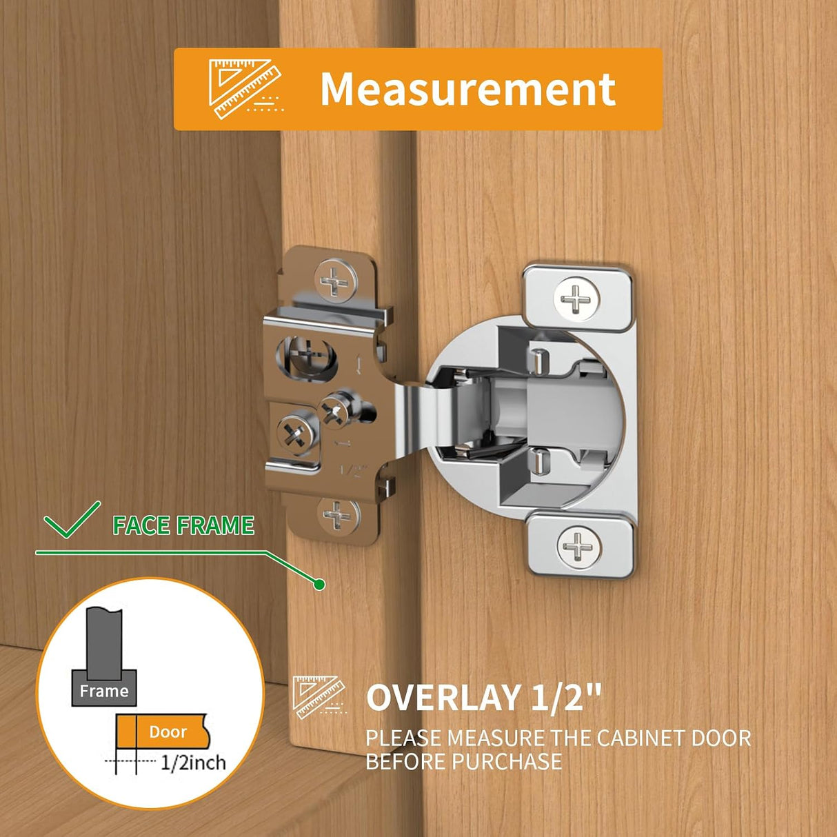 3D 105° Small Angle Slow Close Soft Close Concealed Hinge