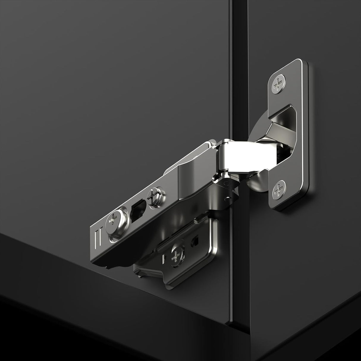 95° 45mm Euro Concealed Frameless Soft Close Cabinet Hinge