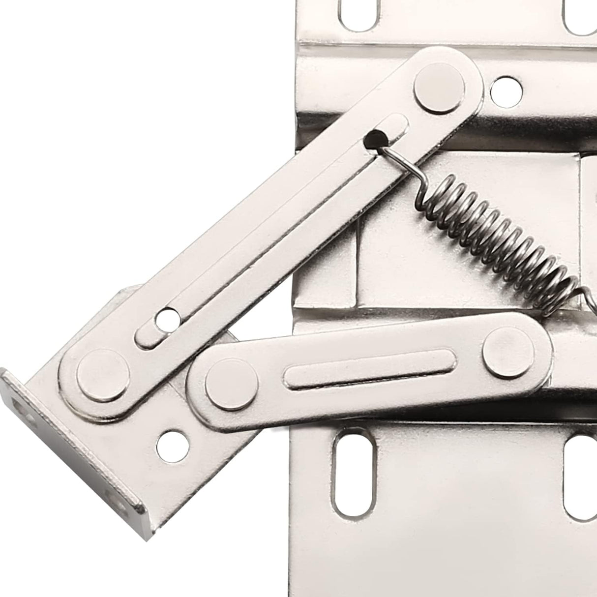 Chibery Nickel Plated Steel Tip Out Tray Hinges, Scissor Hinges for Kitchen Sink or Bathroom Cabinet Organizer, Sink Front Drawer, Compatible Both Face Frame & Frameless