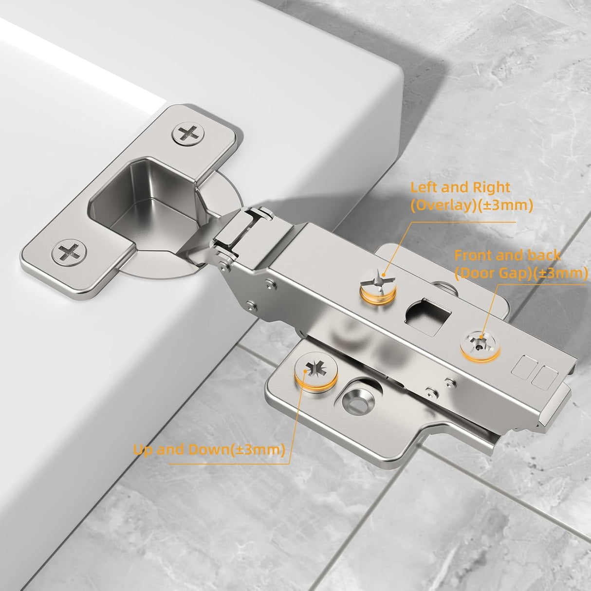 cabinet door hinges installation instructions