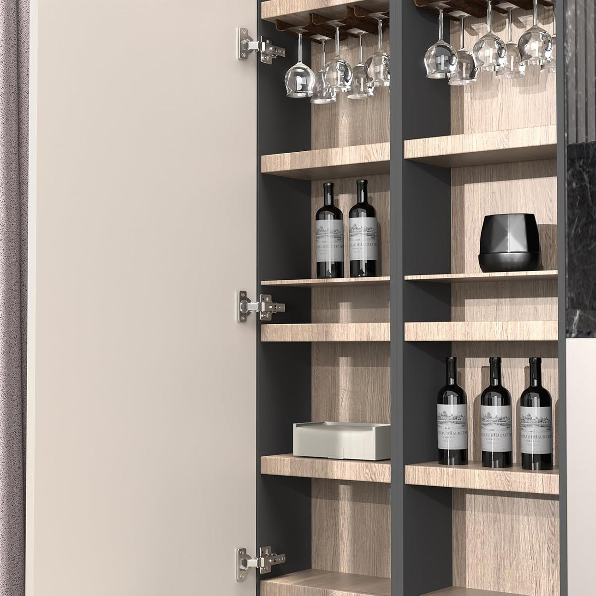 cabinet hinge update effect display