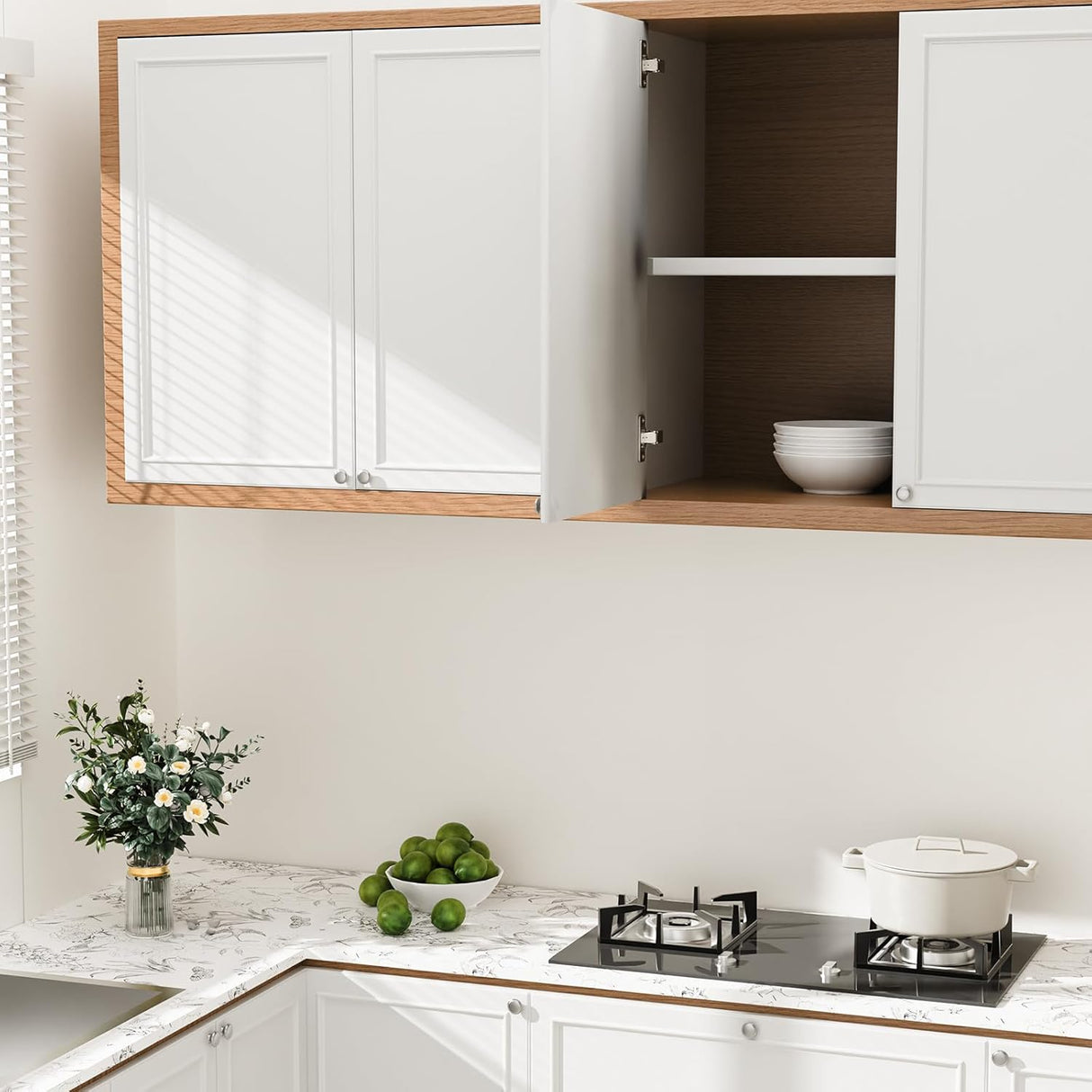 Chibery Face Frame Inset Cabinet Hinges, Soft Close 105° Insert Concealed Cabinet, Slide on Plate, Smooth Slow Self Closing Silent Hardware, 3D Heavy Duty for Blind Corner, Kitchen, Cupboard