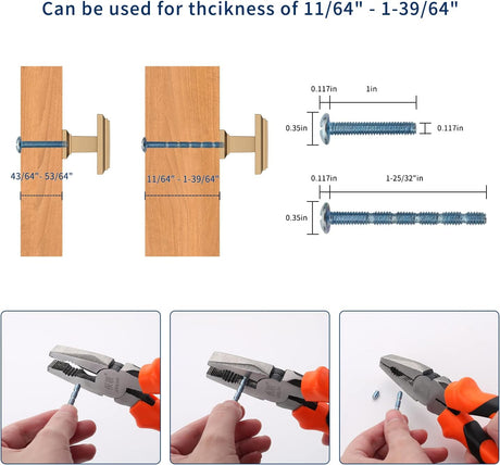 Brushed Brass Cabinet Knobs Installation Instructions