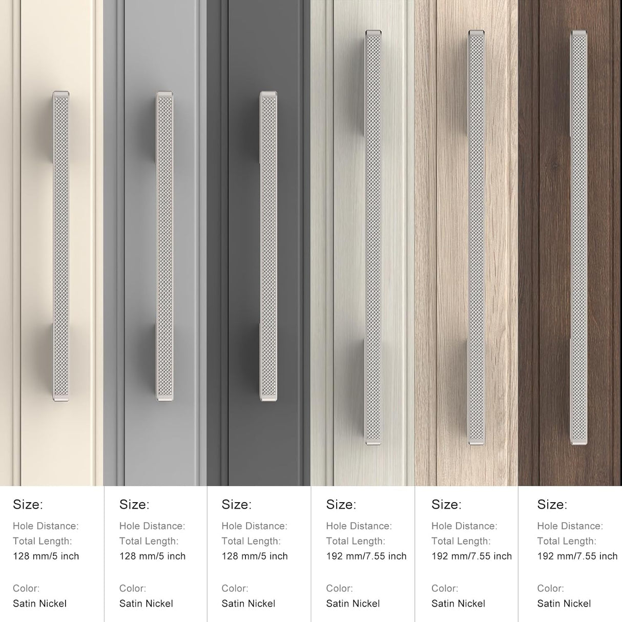 different size handle 