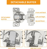 3D 105° Small Angle Slow Close Soft Close Concealed Hinge