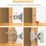 3D 105° Small Angle Slow Close Soft Close Concealed Hinge