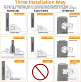 Chibery 90° RV Cabinet Hinges, Heavy Duty Surface Mount Soft Close Accessories, Face Frame & Frameless, Self Closing, No Pre-Drilled Cup Hole for Cabinets, Camper Van, Trailer, Vehicle-Mounted