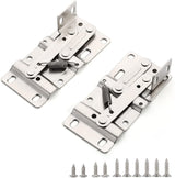 Chibery Nickel Plated Steel Tip Out Tray Hinges, Scissor Hinges for Kitchen Sink or Bathroom Cabinet Organizer, Sink Front Drawer, Compatible Both Face Frame ＆ Frameless