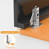 3D Self Soft Closing Hidden 105° Open Angle Small Door Gap Hinges for Face Frame Door