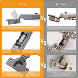 Black Titanium Plated Self Soft Closing 3D Adjustment Stop 85°＆105 ° Hinges for Cabinet Door