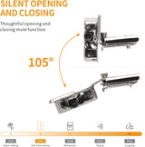 105° Open Angle 3D Soft Close Concealed Hinge for Face Frame Door