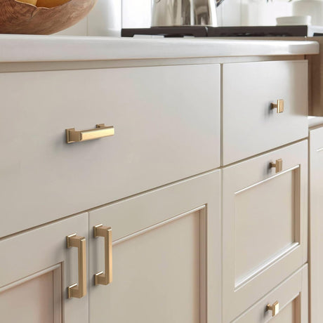 Gold cabinet hardware