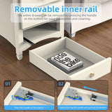 Removable inner rail installation