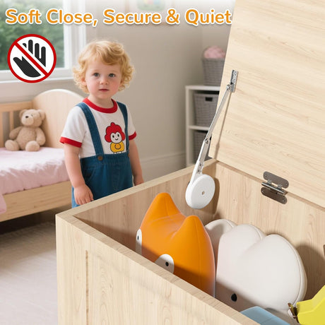 Description of the toy box hinge mechanism.