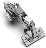 Face Frame Full Overlay 175° Lazy Susan Hinge, Clip ON Plate, Chibery Soft Close Multi-Pivot Concealed Hardware for Corner Kitchen Cabinet, Cupboard Folded, Folden Door, Closets