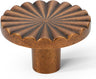 Antique Brass Canadian Sunflower Knob