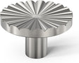 Brushed Satin Nickel Canadian Sunflower Knob