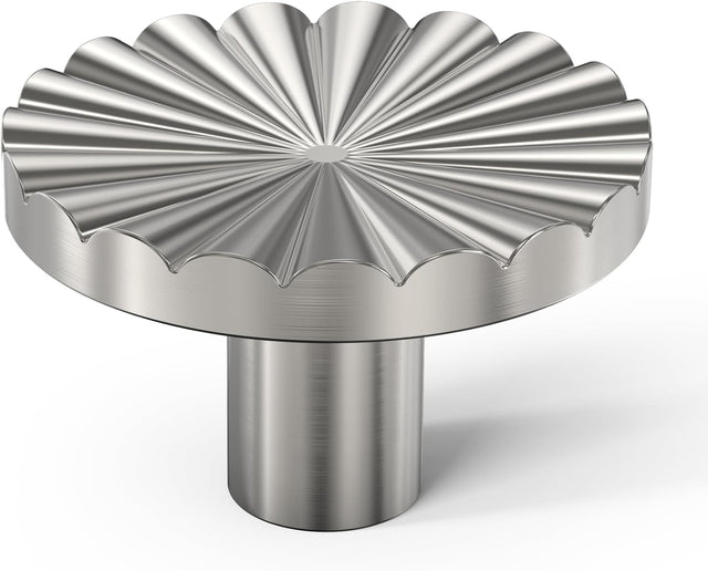 Brushed Satin Nickel Canadian Sunflower Knob