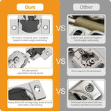 Chibery 4D Soft Close Concealed Hinges for Face Frame Door, Adjustable Closing Speed, Smooth Slow Self Close Hinges, Satin Nickel, 105° Open Angle Stainless Steel Cabinet Hinges