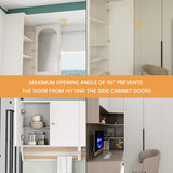 95° 45mm Euro Concealed Frameless Soft Close Cabinet Hinge