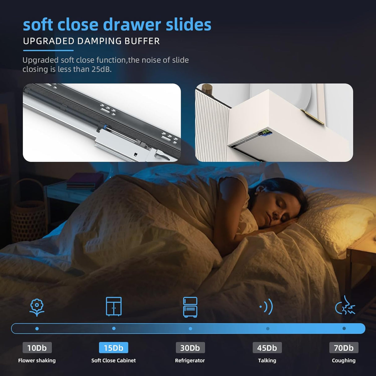 Demonstration of drawer slide installation effect