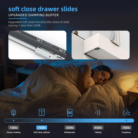 Demonstration of drawer slide installation effect