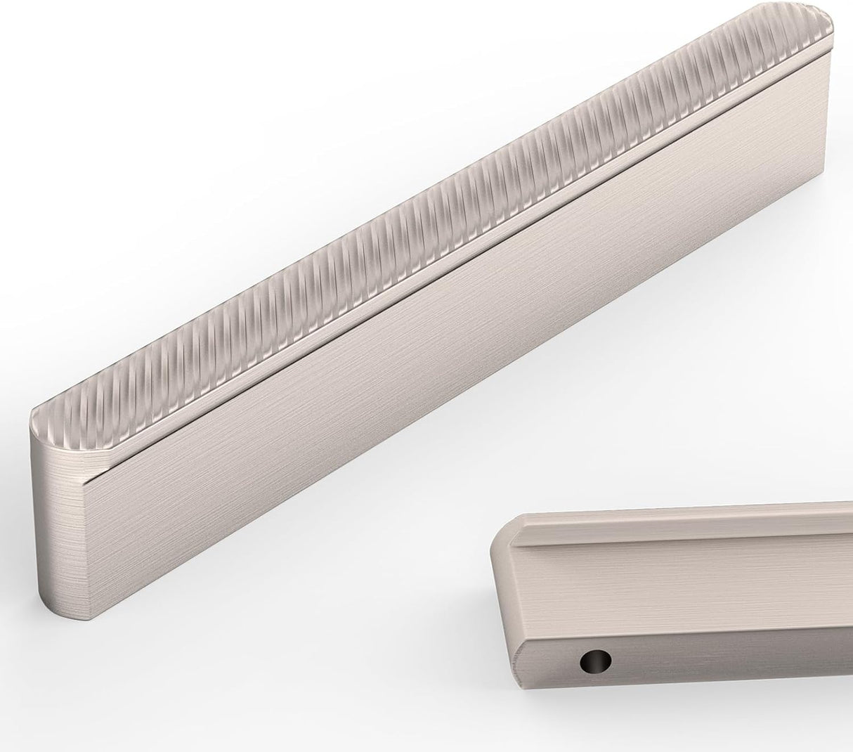 Close-up view of the handle details