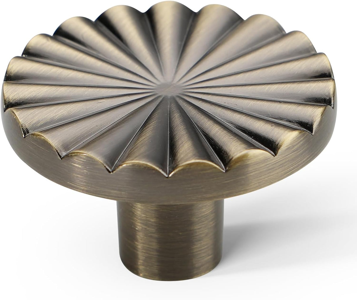 Shiny Antique Brass knob